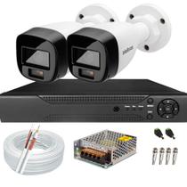 Kit CFTV 2 Câmeras Intelbras 1120b Full Color Dvr 04 Canais Alta Performance Sem Hd Kit CFTV 2 Câmeras Intelbras 1120b Full Color Dvr 04 Canais Alta Performance Sem Hd