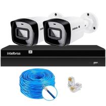 Kit CFTV 2 Câmeras IP Vipc 1230B Intelbras NVD 1404P S/HD Kit CFTV 2 Câmeras IP Vipc 1230B Intelbras NVD 1404P S/HD