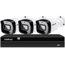 Kit CFTV 3 Câmeras IP Vipc 1230B Intelbras NVD 1404P S/HD Kit CFTV 3 Câmeras IP Vipc 1230B Intelbras NVD 1404P S/HD