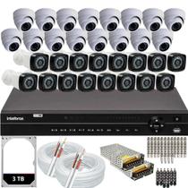 Kit Cftv 32 Câmeras Segurança Full Hd 1080p Dvr Mhdx 1232 Intelbras