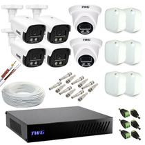 Kit cftv 4 bullets 2 dome 2mp 20m imagens noturnas coloridas dvr ft individual sem hd Kit cftv 4 bullets 2 dome 2mp 20m imagens noturnas coloridas dvr ft individual sem hd
