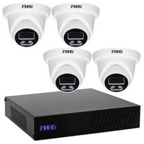 Kit cftv 4 cameras dome 2mp 20m star plus dvr 8 sem acessorios Kit cftv 4 cameras dome 2mp 20m star plus dvr 8 sem acessorios