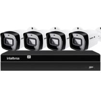 Kit CFTV 4 Câmeras IP Vipc 1230B Intelbras NVD 1404P S/HD Kit CFTV 4 Câmeras IP Vipc 1230B Intelbras NVD 1404P S/HD