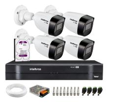 Kit Cftv 4 Câmeras Multi Hd 720 1120b Intelbras Dvr Multi Hd 1tb Kit Cftv 4 Câmeras Multi Hd 720 1120b Intelbras Dvr Multi Hd 1tb