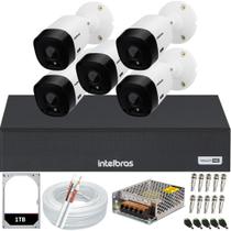 Kit Cftv 5 Câmeras Intelbras Hd 1120b Dvr Intelbras 08 Canais 1108c Hd 1TB Kit Cftv 5 Câmeras Intelbras Hd 1120b Dvr Intelbras 08 Canais 1108c Hd 1TB