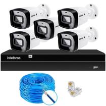 Kit CFTV 5 Câmeras IP Intelbras NVD 1408P S/HD