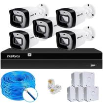 Kit CFTV 5 Câmeras IP Intelbras NVD 1408P S/HD