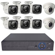 Kit Cftv 6 Bullets 2 Dome 2Mp 20M Infra E Dvr 8 Canais Sem Acessorios Kit Cftv 6 Bullets 2 Dome 2Mp 20M Infra E Dvr 8 Canais Sem Acessorios