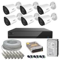 Kit CFTV 6 Câmeras Bullet 2MP MDX Motorola 1080P HD500GB Kit CFTV 6 Câmeras Bullet 2MP MDX Motorola 1080P HD500GB