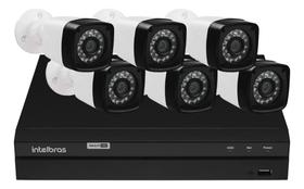 Kit Cftv 6 Câmeras Segurança Full Hd 2mp 1080p Dvr Intelbras