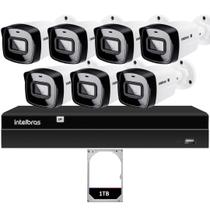 Kit CFTV 7 Câmeras IP Intelbras NVD 1408P HD 1TB Kit CFTV 7 Câmeras IP Intelbras NVD 1408P HD 1TB