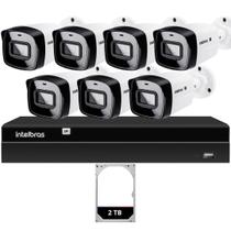 Kit CFTV 7 Câmeras IP Intelbras NVD 1408P HD 2TB