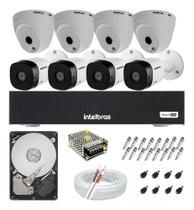 Kit Cftv 8 Câmeras 1120 Hdcvi Dvr 8 Canais Intelbras 1108c Kit Cftv 8 Câmeras 1120 Hdcvi Dvr 8 Canais Intelbras 1108c