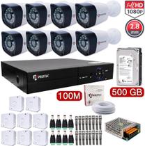 Kit Cftv 8 Câmeras Segurança Full Hd 1080p Dvr C/ App Xmeye Kit Cftv 8 Câmeras Segurança Full Hd 1080p Dvr C/ App Xmeye