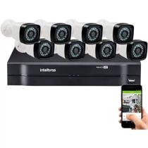 Kit Cftv 8 Cameras Segurança Hd Dvr Intelbras full hd S/ HD Kit Cftv 8 Cameras Segurança Hd Dvr Intelbras full hd S/ HD