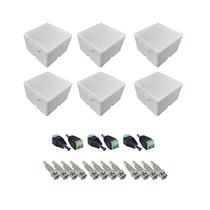 Kit Cftv Acessórios Para Segurança P4 Sobrepor Bnc Kit Cftv Acessórios Para Segurança P4 Sobrepor Bnc