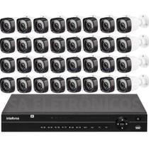 Kit Cftv Dvr 32 Canais Intelbras 1232 Ahd 32 Camera 1080p