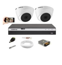 Kit Cftv Intelbras 2 Camera 1120D Hd Dvr Mhdx 3104 S/Hd Kit Cftv Intelbras 2 Camera 1120D Hd Dvr Mhdx 3104 S/Hd
