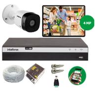 Kit CFTV Intelbras HD 1 Câmeras VHC 1120B DVR MHDX 3104 S/HD