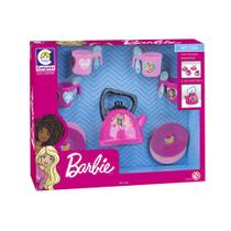 Kit Chá Barbie Chef Plástico Rosa - Cotiplás