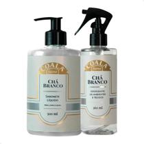 Kit Chá Branco Sabonete Líquido 500ml e Spray Home para Tecidos 260ml