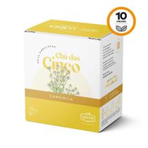 Kit Chá Das 5 - Camomila - Mate Laranjeiras 10G 10 Unidades