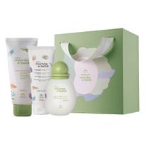 Kit Chá de Bebê Natura Colônia, Shampoo 100ml e Creme Assadura