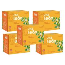 Kit Chá de Camomila 5 uni 10 sachês de 1g - Chá Leão Kit Chá de Camomila 5 uni 10 sachês de 1g - Chá Leão