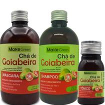 Kit Chá de Goiabeira Shampoo 250ml Máscara 250ml-Tônico 30ml