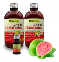 Kit Chá de Goiabeira Shampoo 500g -Máscara 500ml-Tônico 30ml