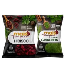 Kit Chá Desinchá: Cavalinha + Hibisco 100g Cada