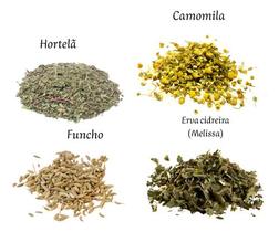 Kit Chá Digestivo 4 Ervas 200g Pós Refeição
