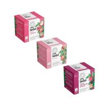 Kit Chá Leão Frutas Vermelhas + Morango + Hibisco/Sil