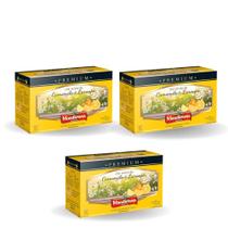 Kit cha mandiervas premium 20g camomila e laranja 60 saches