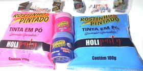 Kit Chá Revelação Pó Colorido Para Bexigas Azul E Rosa Kit Chá Revelação Pó Colorido Para Bexigas Azul E Rosa