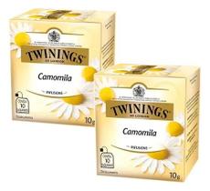 Kit Chá Twinings Camomila 20g - 2 Unidades Kit Chá Twinings Camomila 20g - 2 Unidades