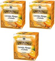 Kit Chá Twinings Misto Laranja Manga e Canela 20g - 3 unidades Kit Chá Twinings Misto Laranja Manga e Canela 20g - 3 unidades