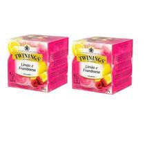 Kit Chá Twinings Misto Limão e Framboesa 20g - 2 unidades Kit Chá Twinings Misto Limão e Framboesa 20g - 2 unidades