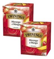 Kit Chá Twinings Misto Morango e Manga 20g - 2 unidades Kit Chá Twinings Misto Morango e Manga 20g - 2 unidades
