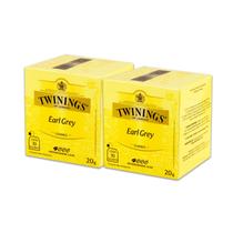 Kit Chá Twinings Preto Earl grey 20g - 2 unidades Kit Chá Twinings Preto Earl grey 20g - 2 unidades