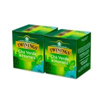 Kit Chá Twinings Verde Hortelã 20g - 2 Unidades