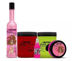 kit Chachos Curls Coiffer 5unid Hidratação e Nutrição