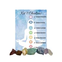 Kit Chakras Pedra Bruta - Bosque dos Gnomos