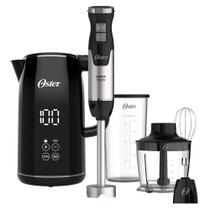 Kit Chaleira Digital 1,7L e Mixer Power Black Oster