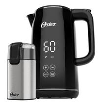 Kit Chaleira Digital 1,7L e Moedor de Café Elétrico Oster Kit Chaleira Digital 1,7L e Moedor de Café Elétrico Oster