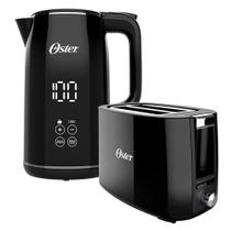 Kit Chaleira Digital 1,7L e Torradeira Black Oster Kit Chaleira Digital 1,7L e Torradeira Black Oster