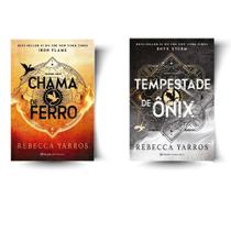 Kit: Chama de Ferro: sequência do fenômeno mundial Quarta Asa + Tempestade de Ônix:b Quarta Asa e Chama de Ferro Kit: Chama de Ferro: sequência do fenômeno mundial Quarta Asa + Tempestade de Ônix:b Quarta Asa e Chama de Ferro