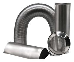 Kit Chaminé Econoflex Instalação Aquecedor c/ Chapéu Chinês Tubos 80mm Kit Chaminé Econoflex Instalação Aquecedor c/ Chapéu Chinês Tubos 80mm