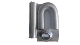 Kit chaminé instalação aquecedor á gas Econoflex Tubos 60mm Westaflex
