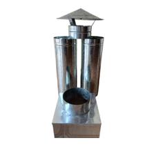 Kit chaminé para churrasqueira pré moldada